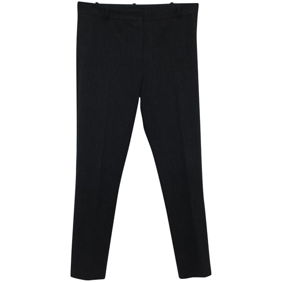 Joseph Pre-owned Gab Stretch-Nadelstreifenhose aus Viskose - Schwarz - Image 1