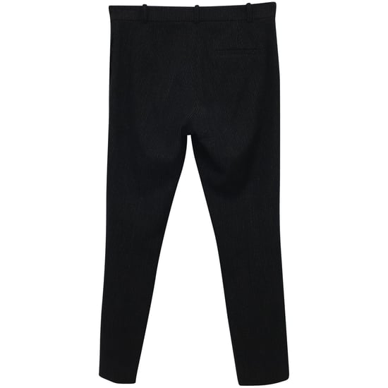 Joseph Pre-owned Gab Stretch-Nadelstreifenhose aus Viskose - Schwarz - Image 4
