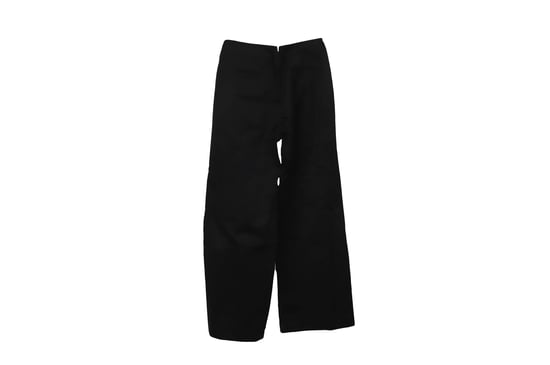 Adam Lippes Maßgeschneiderte Hose aus schwarzer Baumwolle - Image 4