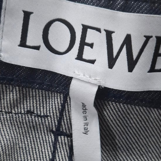 Loewe High-Rise Jeans mit verdeckter Knopfleiste aus grauem Baumwoll-Denim - Image 3