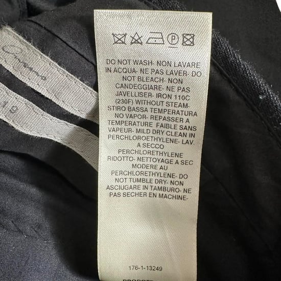 Rick Owens Hose aus schwarzer Wolle - Image 5