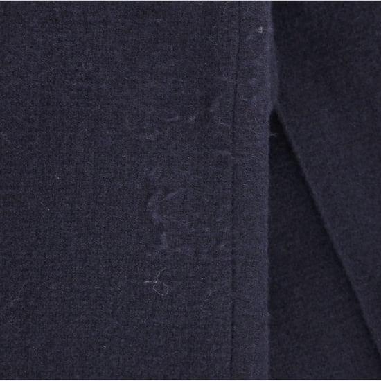 Chloé Schlaghose mit hohem Bund aus marineblauem Kaschmir - Image 6