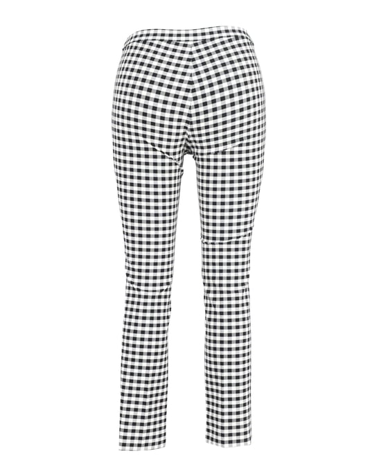Theory karierte Hose aus schwarz-weißer Viskose - Image 2