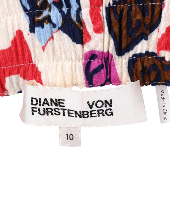 Diane Von Furstenberg – Denise – Pyjamahose mit Blumendruck aus mehrfarbigem Krepp - Image 4