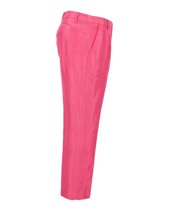 Dries Van Noten Hose mit geradem Bein aus rosa Viskose - Image 2