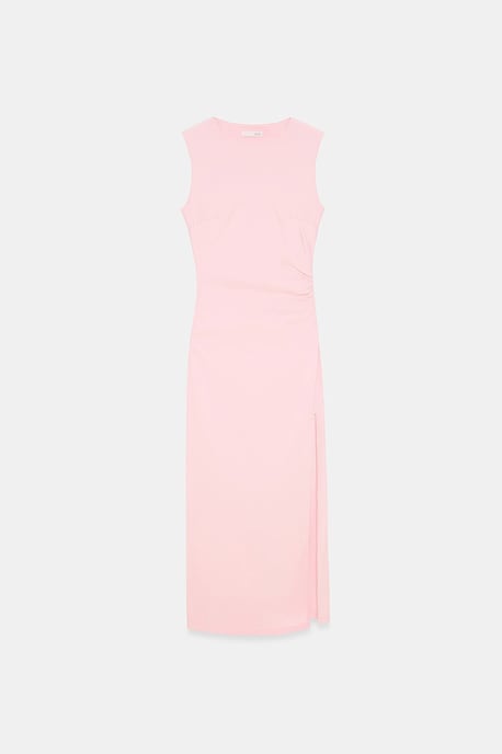 Enganliegendes ärmelloses Midi-Kleid mit Schlitz - Image 6