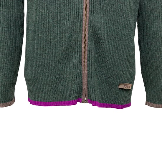 Gianfranco Ferré Strickpullover mit Reißverschluss – 90er - Image 3