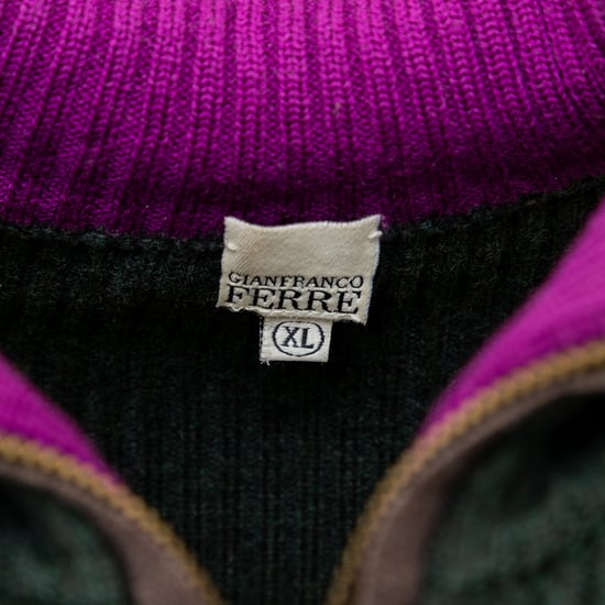 Gianfranco Ferré Strickpullover mit Reißverschluss – 90er - Image 5