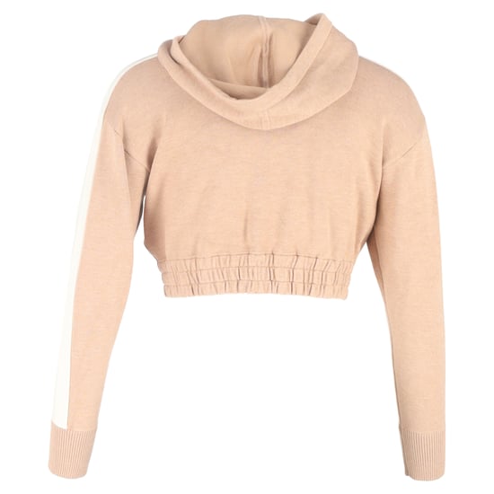 Sandro Kapuzenpullover mit Reißverschluss, kurz geschnitten, beige, aus Baumwolle - Image 3