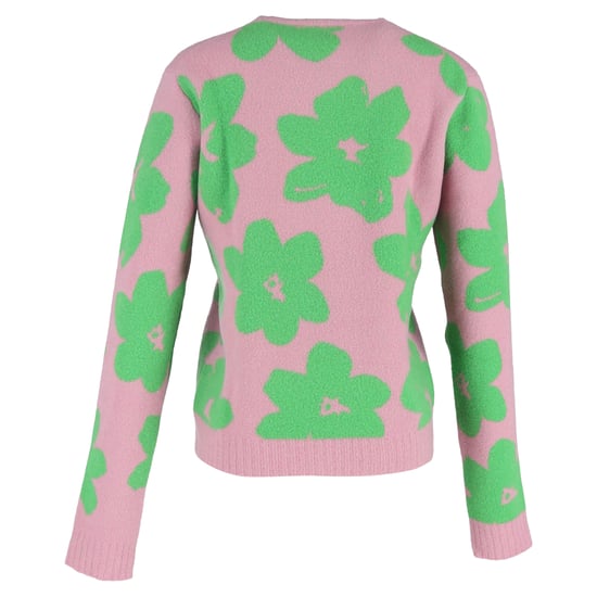 Jil Sander Strickpullover mit Blumenmuster aus rosa Wolle - Image 3