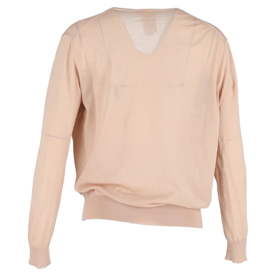 Chloé Rüschenpullover aus pastellrosa Seide - Image 3