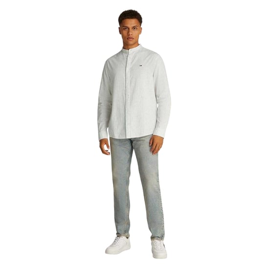 Tommy Jeans - Hemd für Herren, Leinen, Langärmlig (Ecru) - Image 1