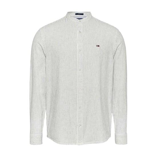 Tommy Jeans - Hemd für Herren, Leinen, Langärmlig (Ecru) - Image 2