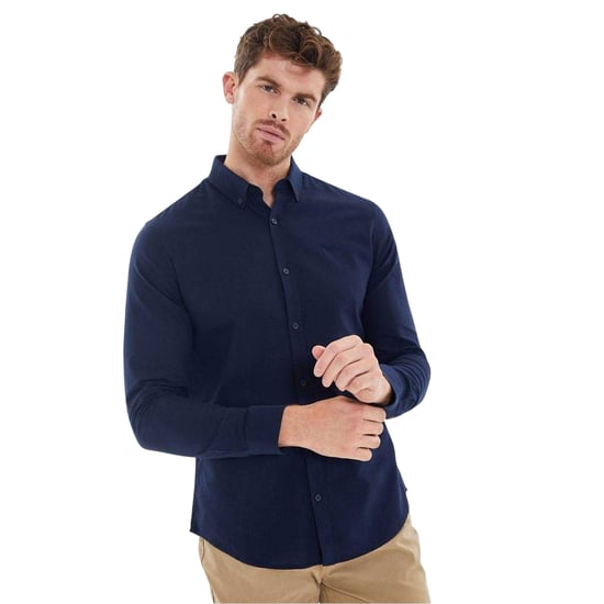 Threadbare - Hemd für Herren, Oxford-Stil, Regulär (2er-Pack) (Marine/Denim) - Image 1