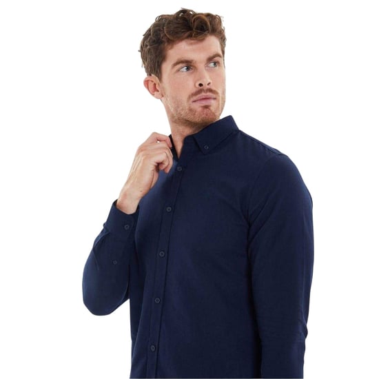 Threadbare - Hemd für Herren, Oxford-Stil, Regulär (2er-Pack) (Marine/Denim) - Image 4