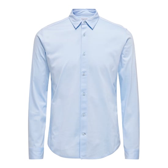Only - Hemd für Herren, Regulär, Langärmlig (Kaschmir Blau) - Image 2