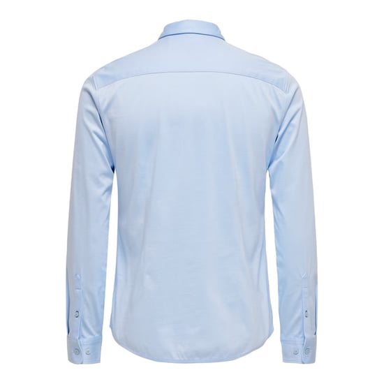 Only - Hemd für Herren, Regulär, Langärmlig (Kaschmir Blau) - Image 3