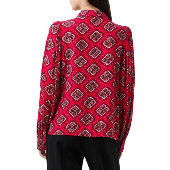 Vero Moda - Hemd für Damen, Spitzendetail, leger, Puffärmel (Himbeerrosa) - Image 2