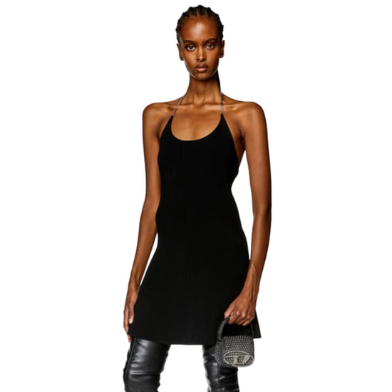 Diesel - Minikleid für Damen, Neckholder (Schwarz) - Image 4