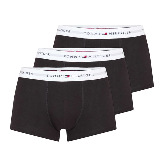 Tommy Hilfiger - Boxershorts für Herren, Baumwollmischung, Klassisch (3er-Pack) (Schwarz/Weiß) - Image 2