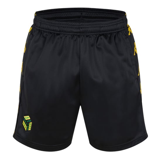 Kappa - "Banda 10 Too Hot" Laufshorts für Herren (Schwarz/Leuchtend Gelb) - Image 1