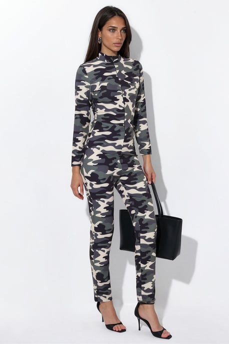 Tagloser Camouflage-Schmalbeinig-Overall - Image 2