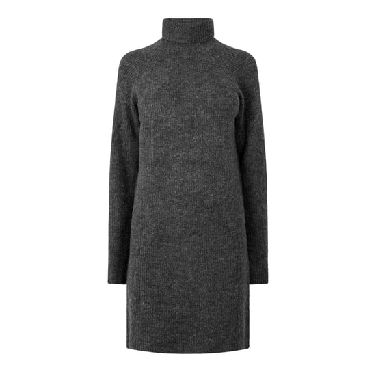 Pieces - Strickkleid für Damen, Rollkragen (Dunkelgraue Melange meliert) - Image 2