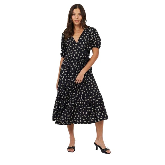 Brave Soul - Wickelkleid für Damen (Schwarz/Weiß) - Image 4