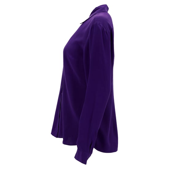 Emilio Pucci – Geknöpftes Hemd aus lila Seide - Image 2