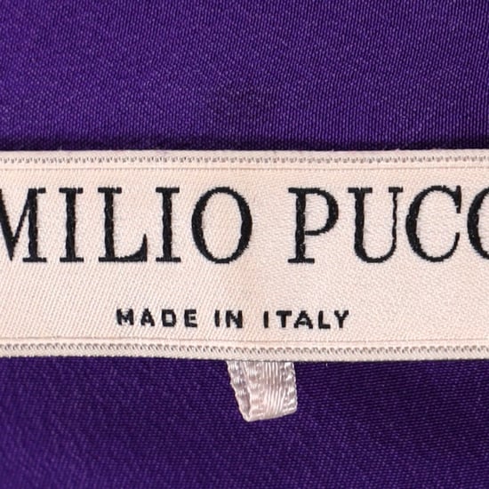 Emilio Pucci – Geknöpftes Hemd aus lila Seide - Image 4
