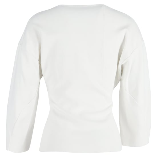 Stella McCartney Rundhals-Top aus weißer Baumwolle - Image 3
