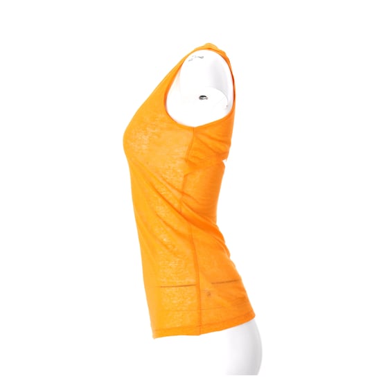 Acne Studios Beadu Cut Top aus orangefarbenem Leinen - Image 2