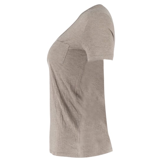 Alexander Wang T-Shirt mit Rundhalsausschnitt und Tasche aus brauner Baumwolle - Image 2