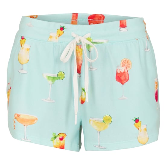 PJ Salvage - "Let´s Drink About It" Lounge-Shorts für Damen (Aquablau/Bunt) - Image 1
