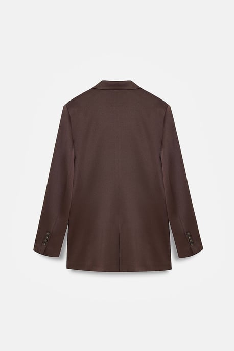 Langer Satin-Schalkragen-Blazer - Image 6