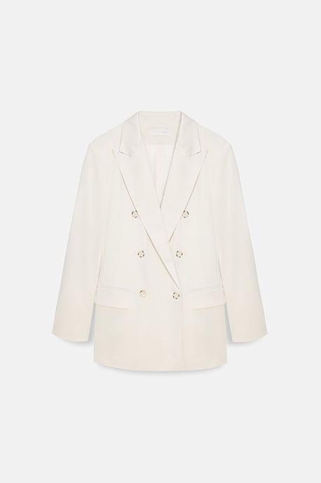 Langer Satin-Schal-Kragen-Blazer - Image 5