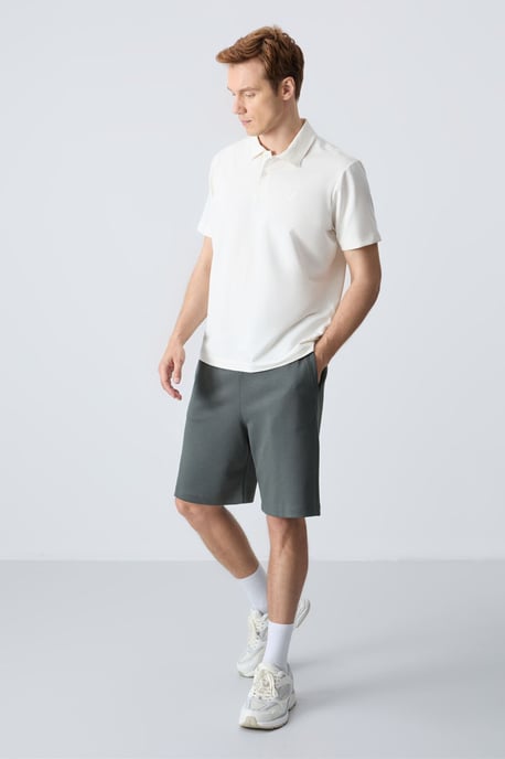 Herren Sweatshorts aus Baumwollmischung - Image 2