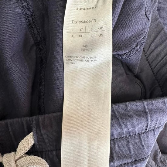 Rick Owens DRKSHDW Kordelzughose aus marineblauer Baumwolle - Image 3
