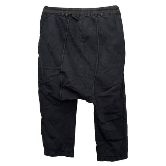 Rick Owens DRKSHDW Kordelzughose aus schwarzer Baumwolle - Image 2