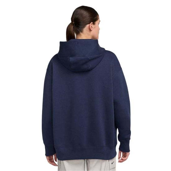 Nike - Kapuzenpullover für Damen, Zum Überziehen, Fleece, Übergroß (Mitternachtsblau) - Image 2