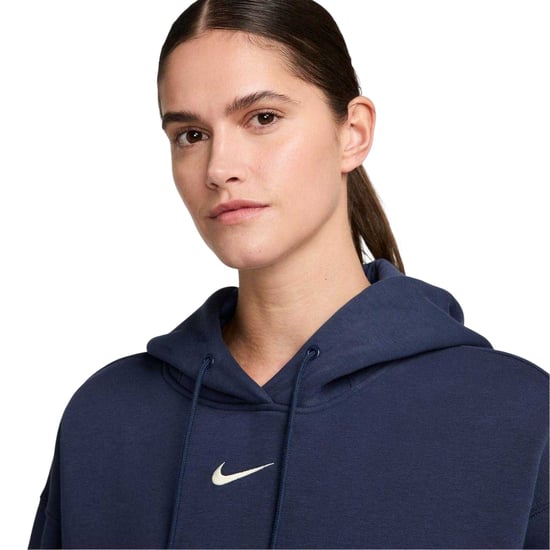 Nike - Kapuzenpullover für Damen, Zum Überziehen, Fleece, Übergroß (Mitternachtsblau) - Image 3