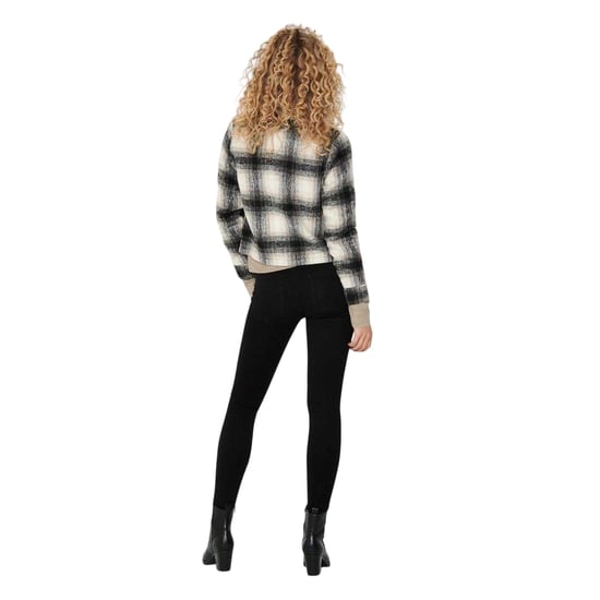 Only - "Lou" Shacket für Damen, Polyester-Gemisch (Schwarz/Bimsstein bedruckt) - Image 2