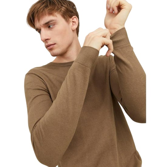 Jack And Jones - "Essential" Pullover für Herren, Rundhalsausschnitt, Regulär (Graubraun) - Image 4
