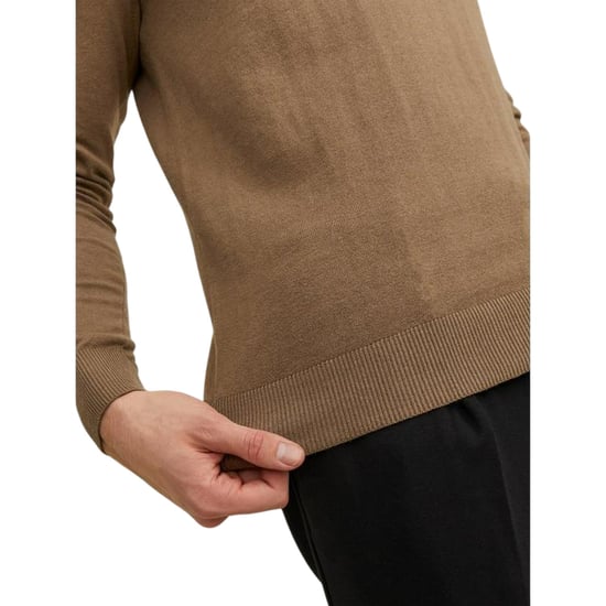 Jack And Jones - "Essential" Pullover für Herren, Rundhalsausschnitt, Regulär (Graubraun) - Image 5