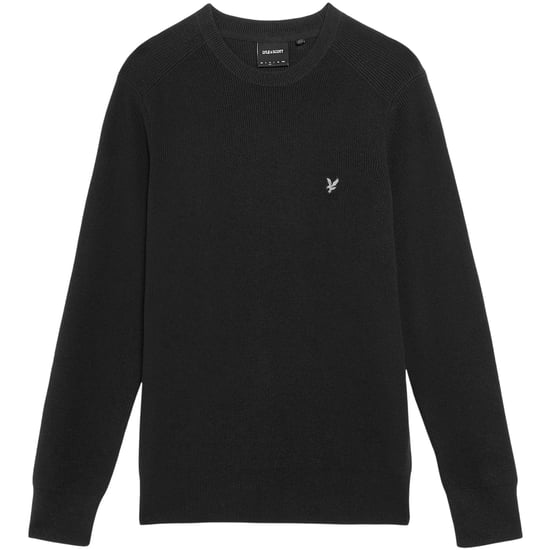 Lyle & Scott - Pullover für Herren, gerippt, Raglanärmel (Schwarzeis) - Image 2
