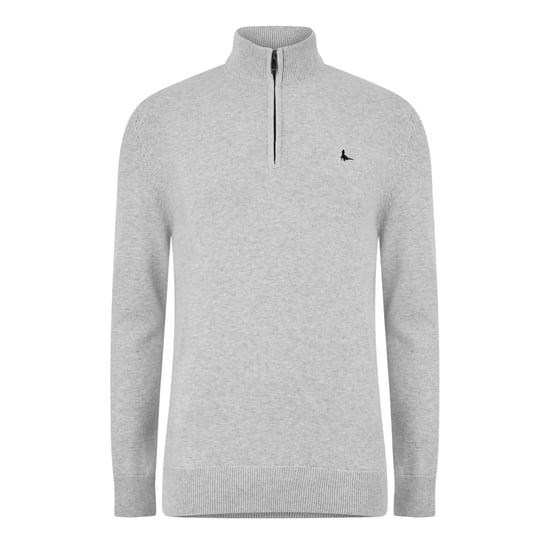 Jack Wills - Pullover für Herren, Weiter Stehkragen (Helles Aschgrau meliert) - Image 2