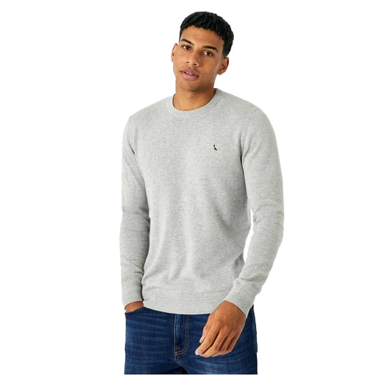 Jack Wills - "Seabourne" Pullover für Herren, Rundhalsausschnitt (Helles Aschgrau meliert) - Image 1