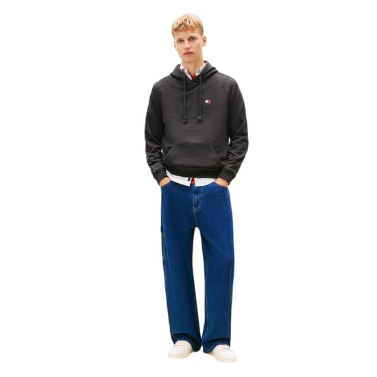 Tommy Jeans - Kapuzenpullover für Herren (Schwarz meliert) - Image 1