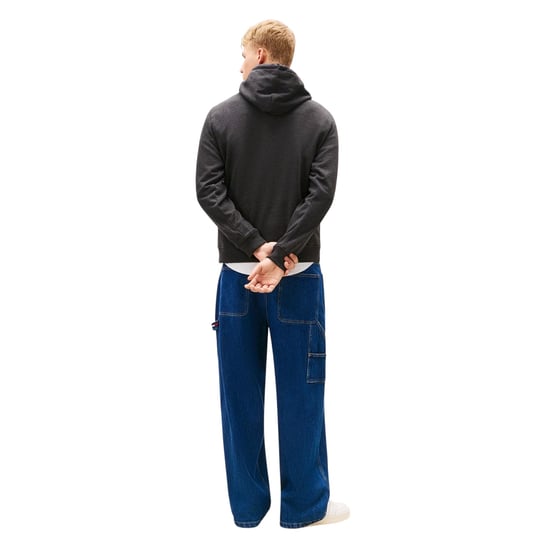 Tommy Jeans - Kapuzenpullover für Herren (Schwarz meliert) - Image 3