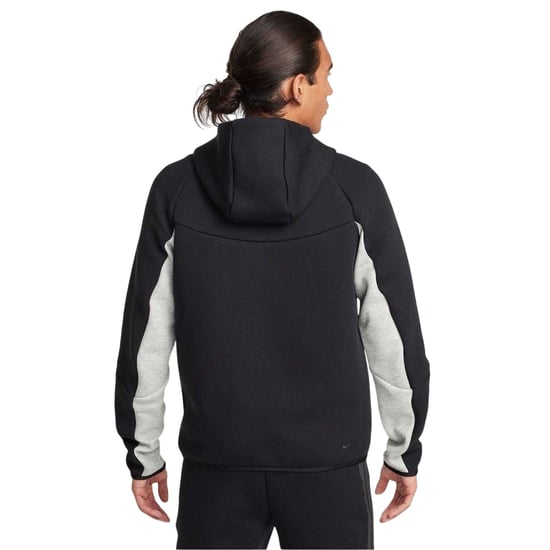 Nike - "Tech" Hoodie mit durchgehendem Reißverschluss für Herren (Schwarz/Grau) - Image 2